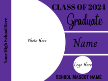 Load image into Gallery viewer, Graduation Photo Yard Sign
