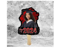 Load image into Gallery viewer, Grad Photo Fan 2024 Highschool, College, Elementary
