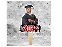 Load image into Gallery viewer, Grad Photo Fan 2024 Highschool, College, Elementary
