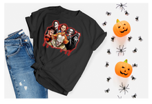 Load image into Gallery viewer, Horror Friends Halloween T- Shirt
