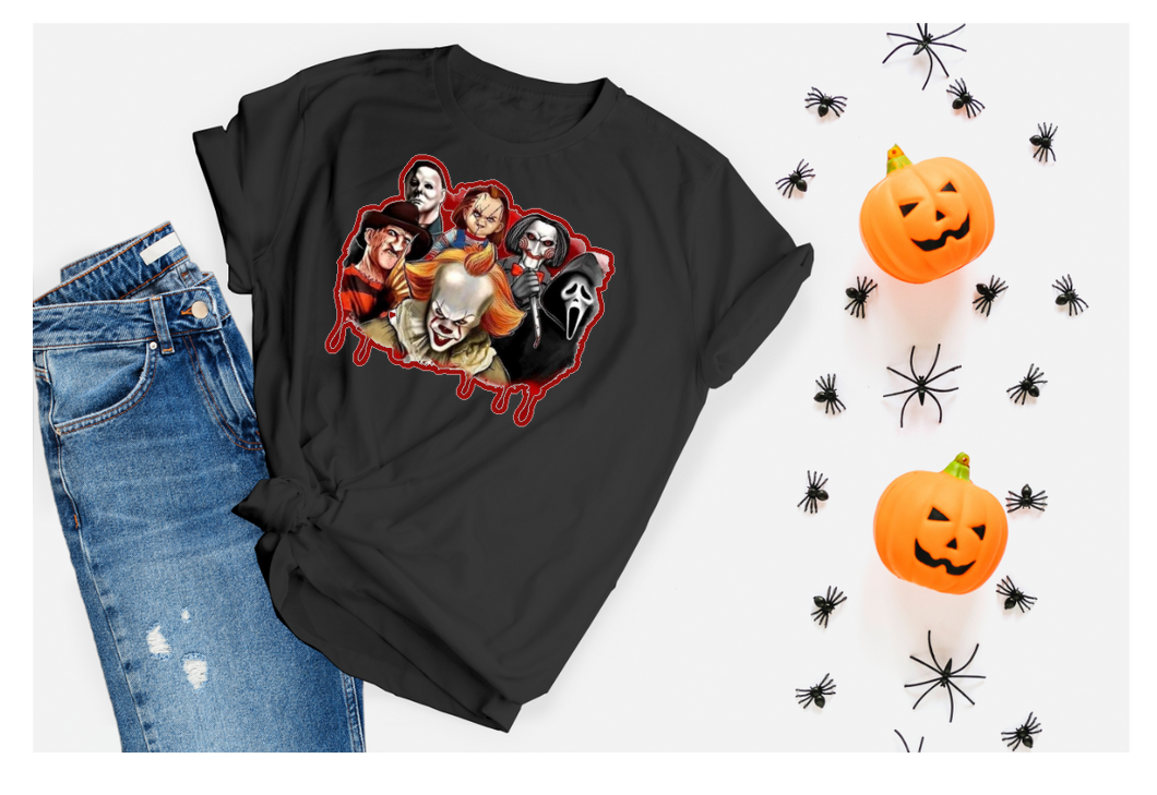 Horror Friends Halloween T- Shirt