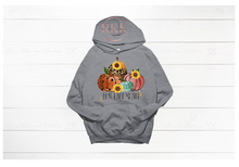 Load image into Gallery viewer, It&#39;s Fall Yall, Pumpkins with Sunflowers Hoodie
